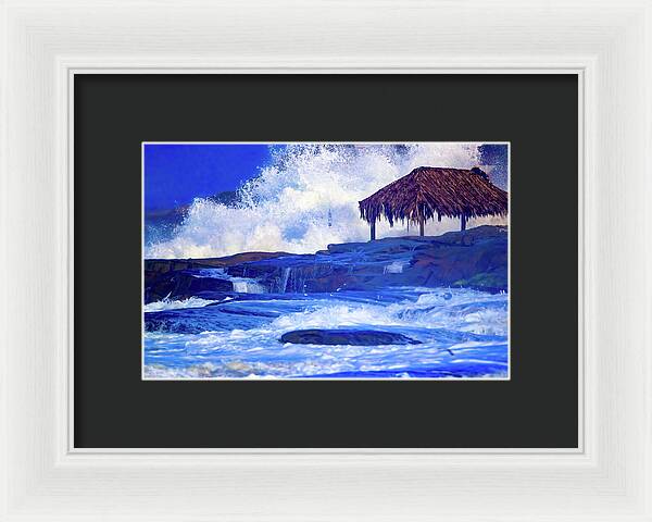 Windansea Christmas - Framed Print