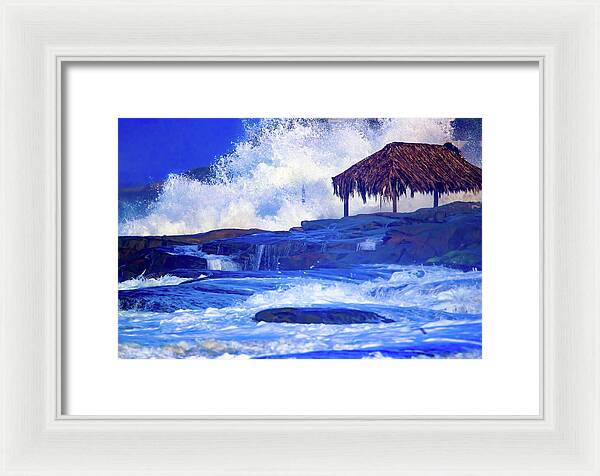 Windansea Christmas - Framed Print