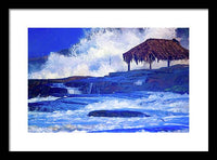 Windansea Christmas - Framed Print