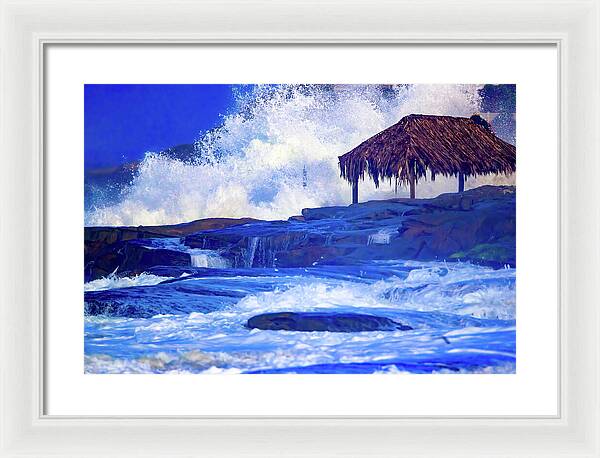 Windansea Christmas - Framed Print