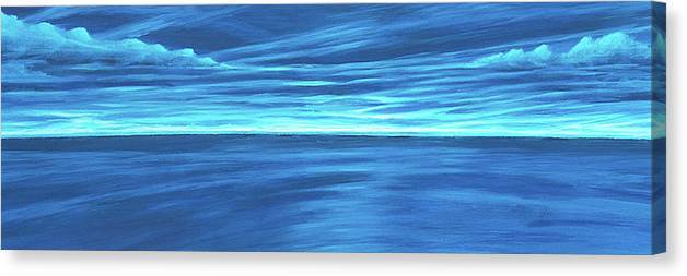 Blue Horizon 1 - Canvas Print Canvas Print 1ArtCollection