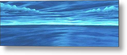 Blue Horizon 1 - Metal Print Metal Print 1ArtCollection