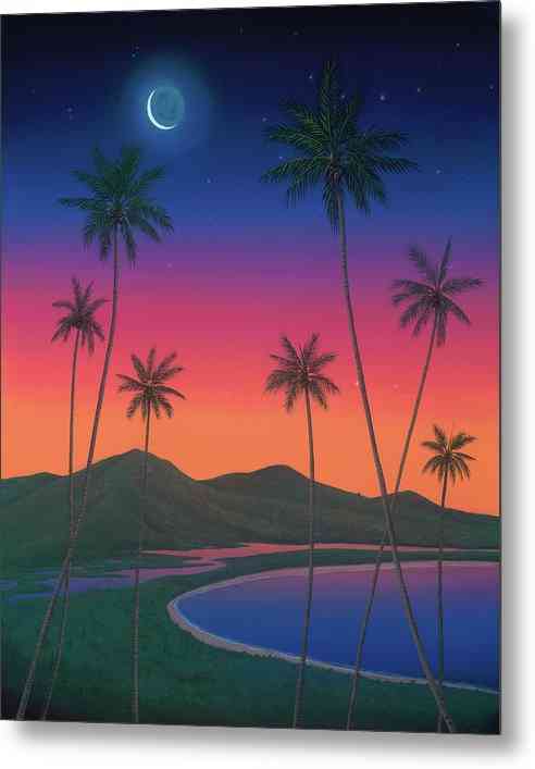 Kailua Twilight 1- Metal Print Metal Print 1ArtCollection