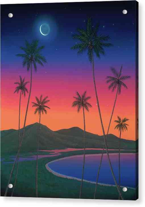 Kailua Twilight 1 - Acrylic Print Acrylic Print 1ArtCollection