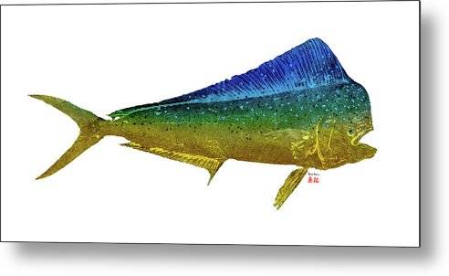 Mahi Bull 1 - Metal Print Metal Print 1ArtCollection