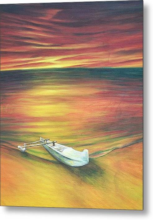 Outrigger Sunset 1 - Metal Print Metal Print 1ArtCollection