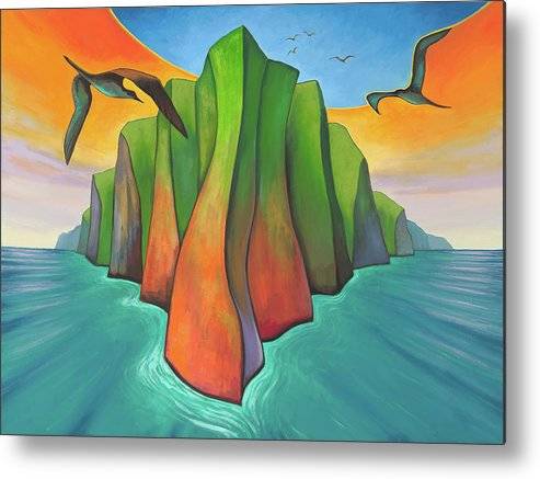 Sea Cliffs 2 - Metal Print Metal Print 1ArtCollection