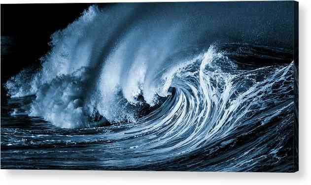 The Angry Sea - Acrylic Print Acrylic Print 1ArtCollection