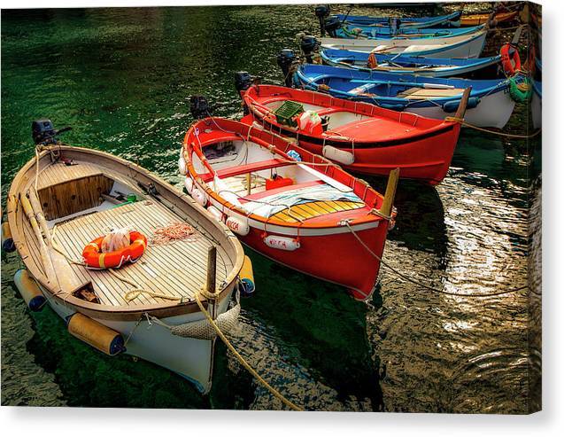 Vernazza Fishing Boats 1 - Canvas Print Canvas Print 1ArtCollection