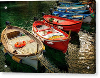 Vernazza Fishing Boats 1 - Acrylic Print Acrylic Print 1ArtCollection