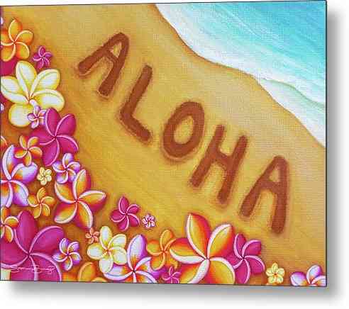 Aloha Shores - Metal Print Metal Print 1ArtCollection