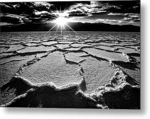 Badwater Sunset - Metal Print Metal Print 1ArtCollection