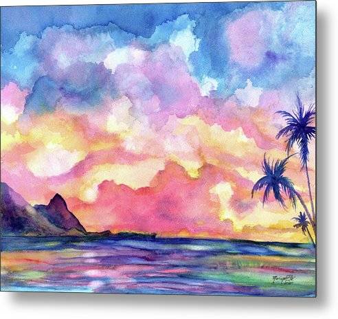 Bali Hai Sunset 2 - Metal Print Metal Print 1ArtCollection