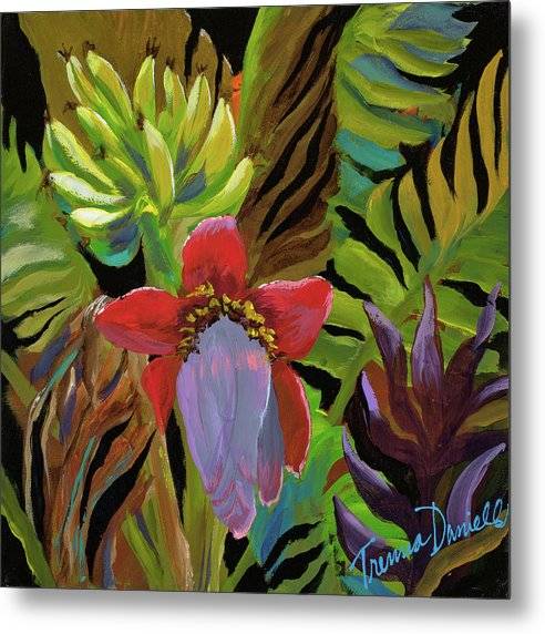 Banana Flower - Metal Print Metal Print 1ArtCollection