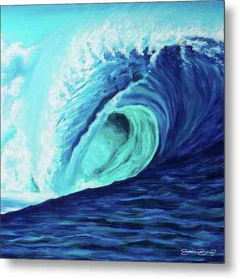 Blue Crush - Metal Print Metal Print 1ArtCollection