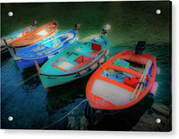 Cinque Terra Fishing Boats - Acrylic Print Acrylic Print 1ArtCollection