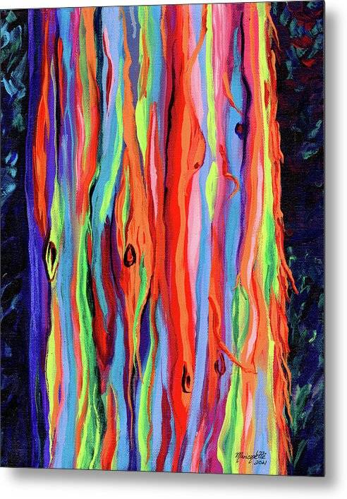 Colorful Rainbow Eucalyptus - Metal Print Metal Print 1ArtCollection