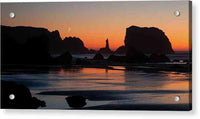 Crescent Moon Beach - Acrylic Print Acrylic Print 1ArtCollection