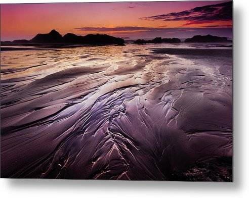 Etched in the Sand - Metal Print Metal Print 1ArtCollection