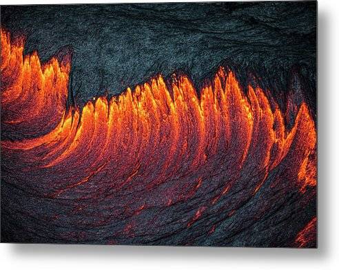 Fire Wave - Metal Print Metal Print 1ArtCollection