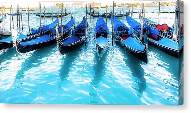 Gondolas in Venice - Canvas Print Canvas Print 1ArtCollection