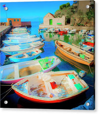 Gradac fishing boats - Acrylic Print Acrylic Print 1ArtCollection