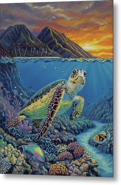 Hawksbill - Metal Print Metal Print 1ArtCollection