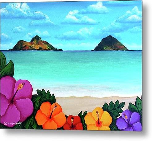 Lanikai Jewel - Metal Print Metal Print 1ArtCollection