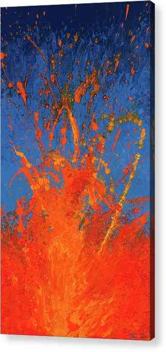 Lava 17 - Hearts of Fire - Acrylic Print Acrylic Print 1ArtCollection