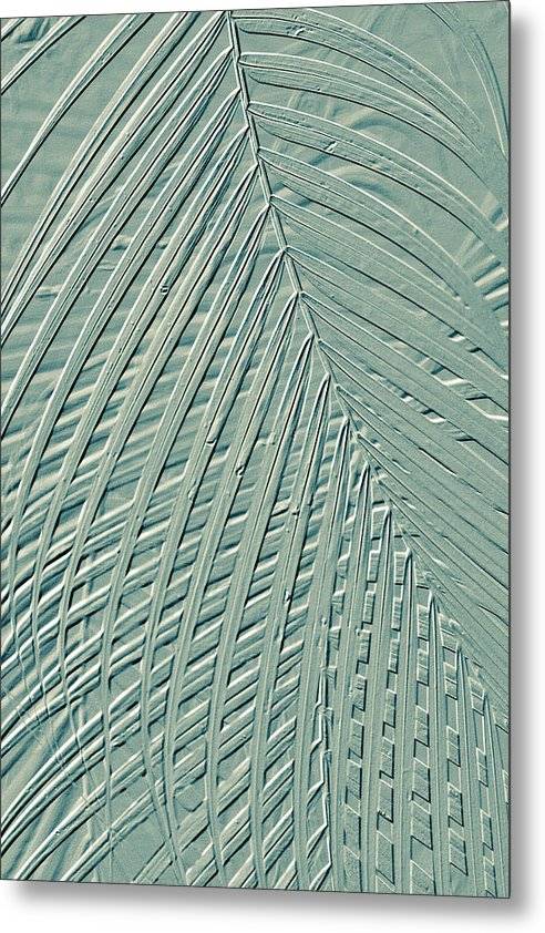 Metallic Palm Design - Metal Print Metal Print 1ArtCollection