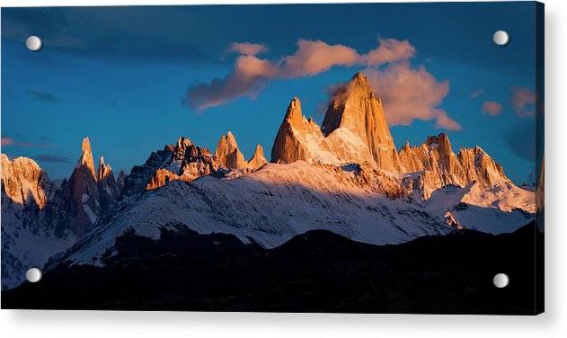 Mt Fitzroy Sunrise - Acrylic Print Acrylic Print 1ArtCollection