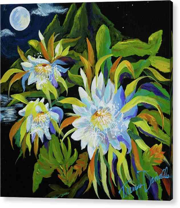 Night Blooming Cereus - Acrylic Print Acrylic Print 1ArtCollection