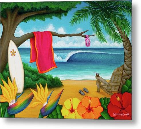 Paradise Beach - Metal Print Metal Print 1ArtCollection