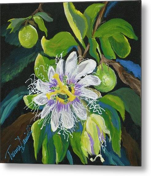 Passion Flower - Metal Print Metal Print 1ArtCollection