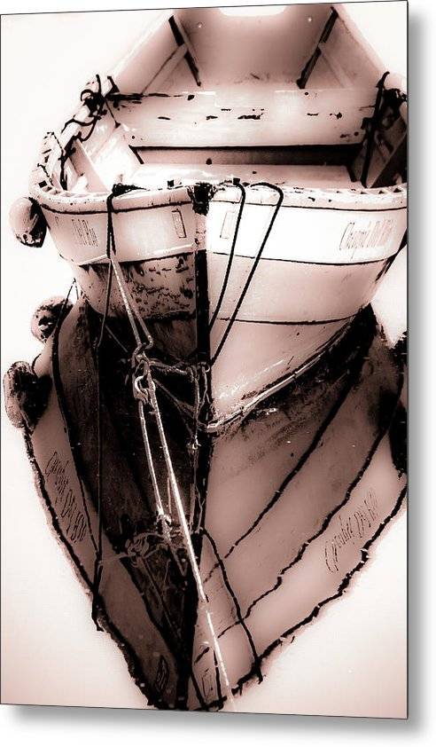 Sepia Rowbow Reflections - Metal Print Metal Print 1ArtCollection