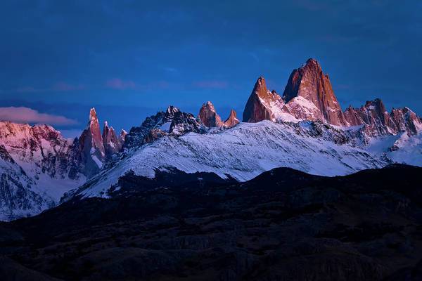 Sunrise Light on Mt Fitzroy - Art Print Art Print 1ArtCollection