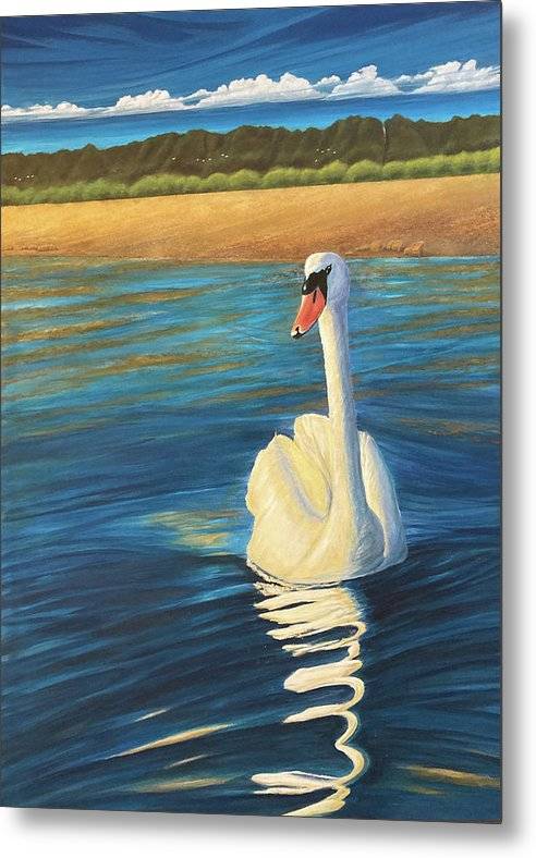 Swan Lake - Metal Print Metal Print 1ArtCollection