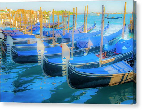 Venetian Gondolas 4 - Canvas Print Canvas Print 1ArtCollection